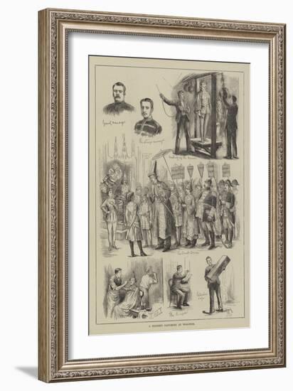 A Soldier's Pantomime at Woolwich-null-Framed Giclee Print