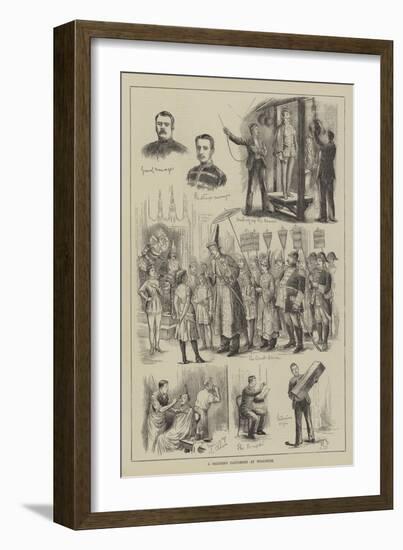 A Soldier's Pantomime at Woolwich-null-Framed Giclee Print