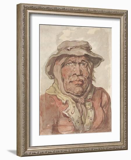 A Soldier's Widow, 1815-20-Thomas Rowlandson-Framed Giclee Print