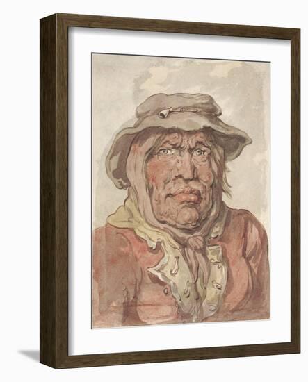 A Soldier's Widow, 1815-20-Thomas Rowlandson-Framed Giclee Print