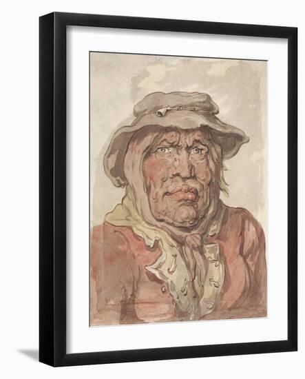 A Soldier's Widow, 1815-20-Thomas Rowlandson-Framed Giclee Print