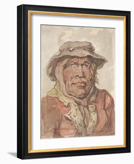 A Soldier's Widow, 1815-20-Thomas Rowlandson-Framed Giclee Print