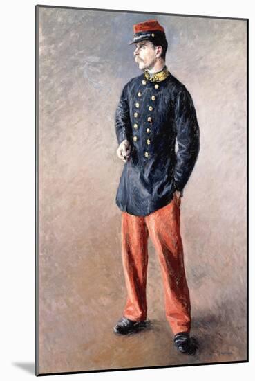 A Soldier-Gustave Caillebotte-Mounted Giclee Print