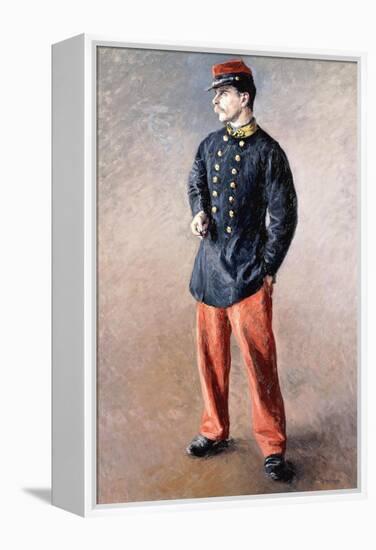 A Soldier-Gustave Caillebotte-Framed Premier Image Canvas