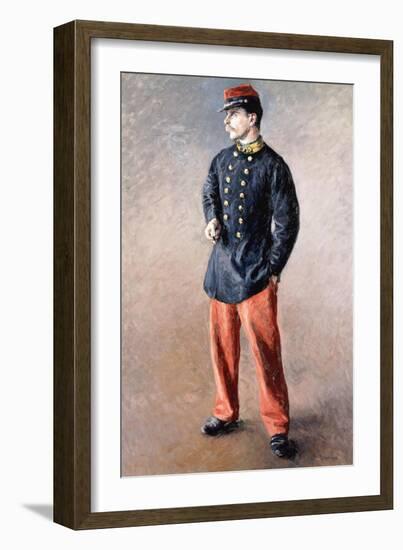 A Soldier-Gustave Caillebotte-Framed Giclee Print