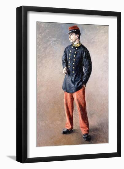 A Soldier-Gustave Caillebotte-Framed Giclee Print