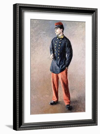 A Soldier-Gustave Caillebotte-Framed Giclee Print