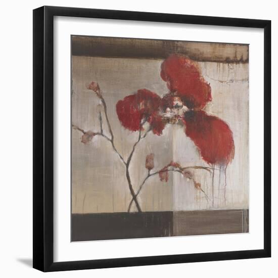 A Solitary Stem II-Terri Burris-Framed Art Print