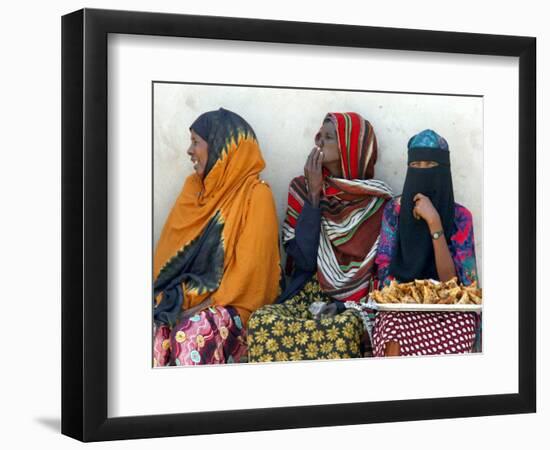 A Somali Woman in Hargeisa, Somalia-null-Framed Photographic Print