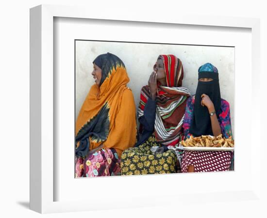 A Somali Woman in Hargeisa, Somalia-null-Framed Photographic Print