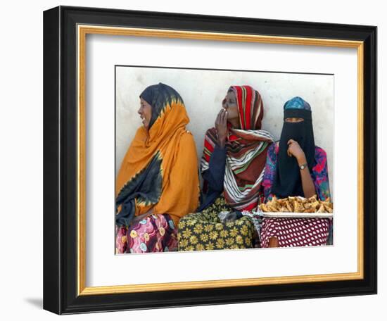 A Somali Woman in Hargeisa, Somalia-null-Framed Photographic Print