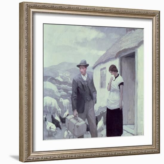 A Son of His Father-Newell Convers Wyeth-Framed Giclee Print