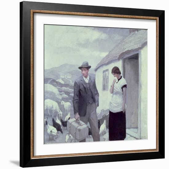 A Son of His Father-Newell Convers Wyeth-Framed Giclee Print
