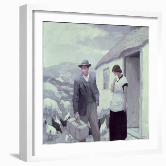 A Son of His Father-Newell Convers Wyeth-Framed Giclee Print