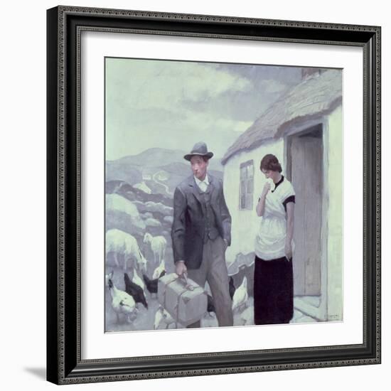 A Son of His Father-Newell Convers Wyeth-Framed Giclee Print