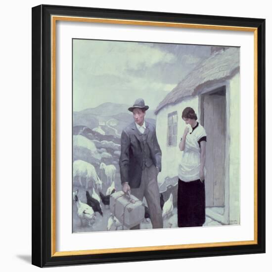 A Son of His Father-Newell Convers Wyeth-Framed Giclee Print