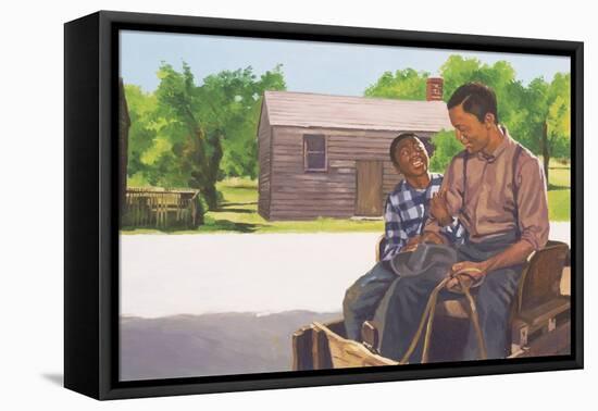 A Son's Comfort, 2003-Colin Bootman-Framed Premier Image Canvas