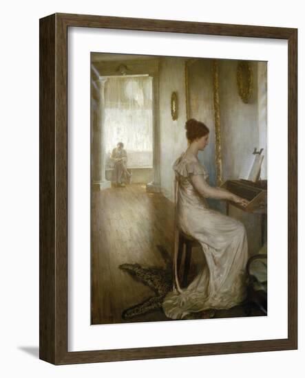 A Sonata of Beethoven, C1868-1918-Alfred Edward Emslie-Framed Giclee Print