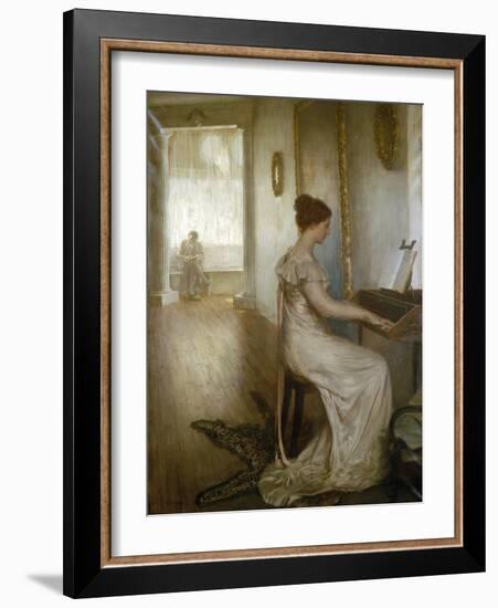 A Sonata of Beethoven, C1868-1918-Alfred Edward Emslie-Framed Giclee Print