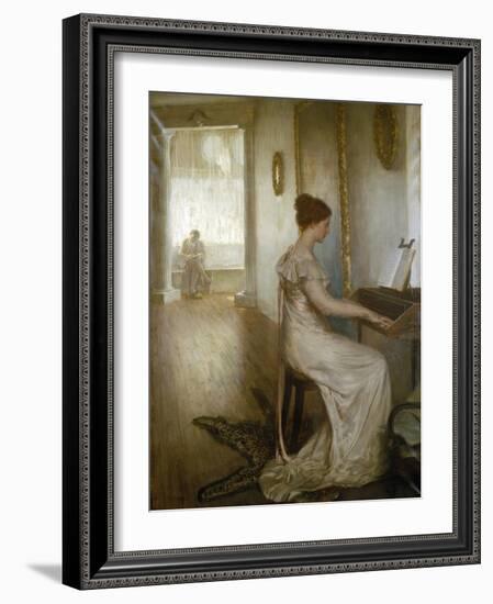 A Sonata of Beethoven, C1868-1918-Alfred Edward Emslie-Framed Giclee Print