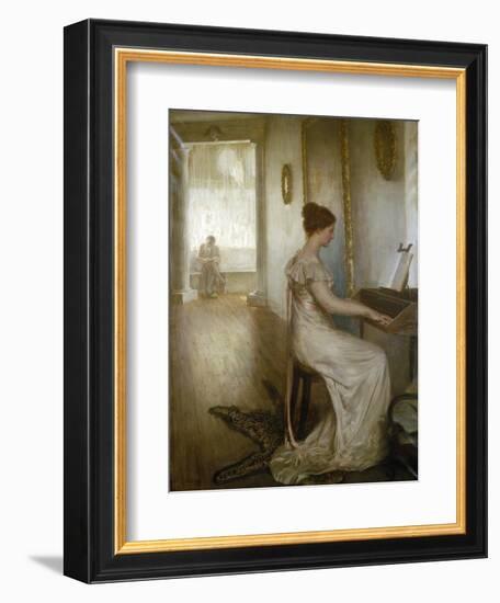 A Sonata of Beethoven, C1868-1918-Alfred Edward Emslie-Framed Giclee Print