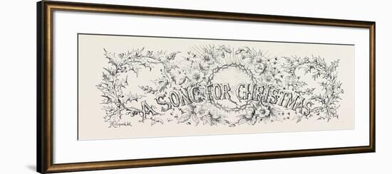 A Song for Christmas-null-Framed Giclee Print