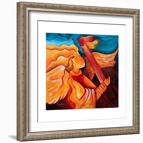 A song for Nicolette, 2001-Patricia Brintle-Framed Art Print