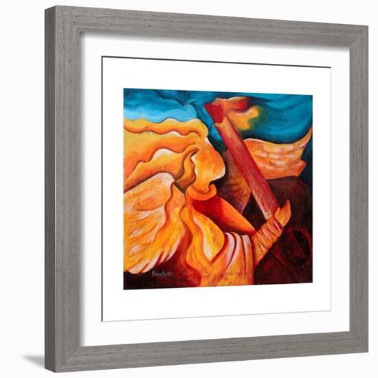 A song for Nicolette, 2001-Patricia Brintle-Framed Art Print