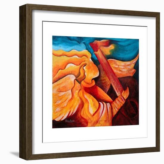 A song for Nicolette, 2001-Patricia Brintle-Framed Art Print