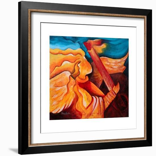 A song for Nicolette, 2001-Patricia Brintle-Framed Art Print