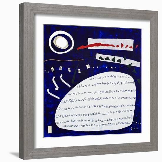 A song of rock-Hyunah Kim-Framed Art Print