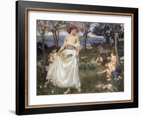 A Song of Springtime, 1913-John William Waterhouse-Framed Giclee Print