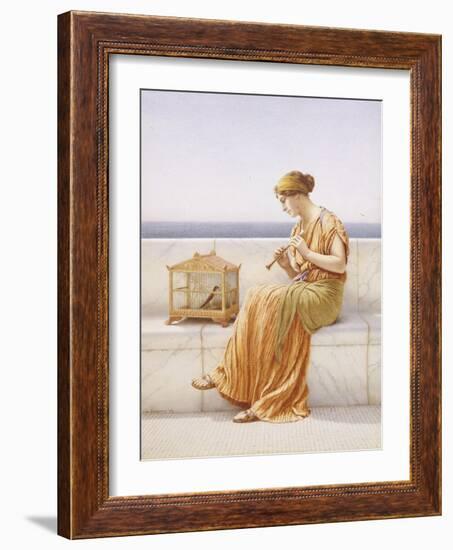 A Song Without Words, 1919-John William Godward-Framed Giclee Print