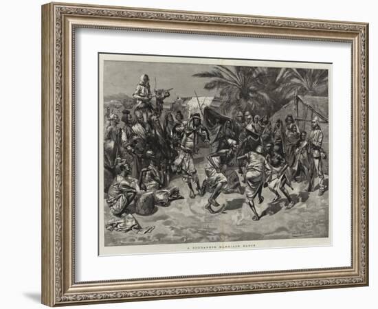 A Soudanese Marriage Dance-Charles Edwin Fripp-Framed Giclee Print