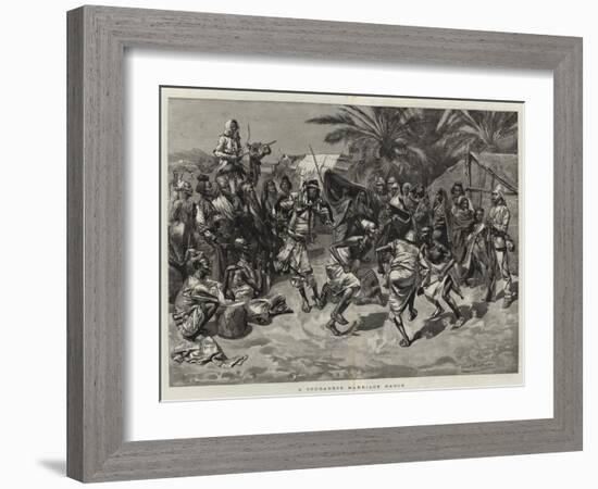 A Soudanese Marriage Dance-Charles Edwin Fripp-Framed Giclee Print