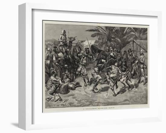 A Soudanese Marriage Dance-Charles Edwin Fripp-Framed Giclee Print