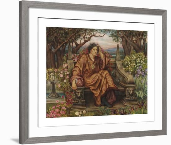 A Soul in Hell-Evelyn De Morgan-Framed Premium Giclee Print