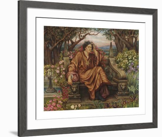 A Soul in Hell-Evelyn De Morgan-Framed Premium Giclee Print