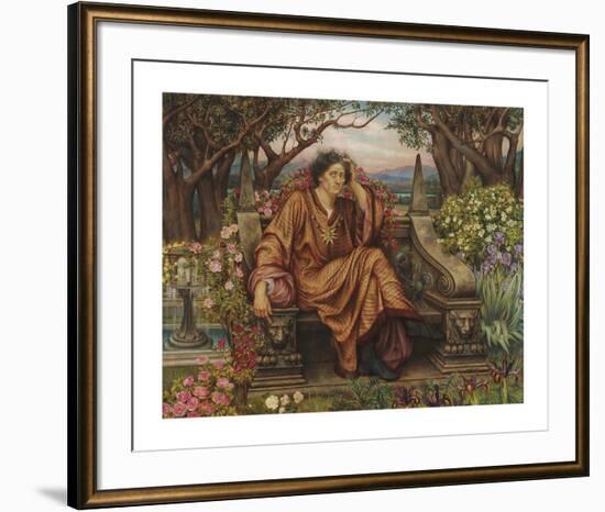 A Soul in Hell-Evelyn De Morgan-Framed Premium Giclee Print