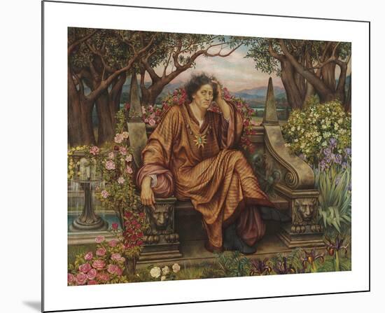 A Soul in Hell-Evelyn De Morgan-Mounted Premium Giclee Print