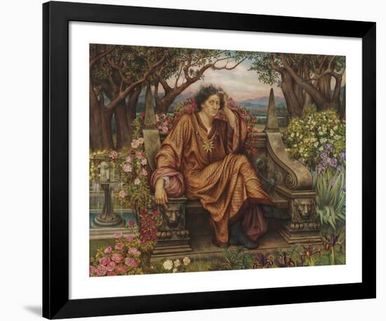 A Soul in Hell-Evelyn De Morgan-Framed Premium Giclee Print