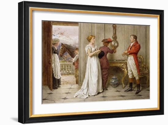 A Southerly Wind and a Cloudy Sky-George Goodwin Kilburne-Framed Giclee Print