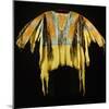 A Southern Cheyenne Quilled and Fringed Hide Warrior's Shirt-null-Mounted Giclee Print