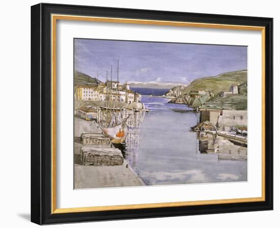 A Southern Port-Charles Rennie Mackintosh-Framed Giclee Print