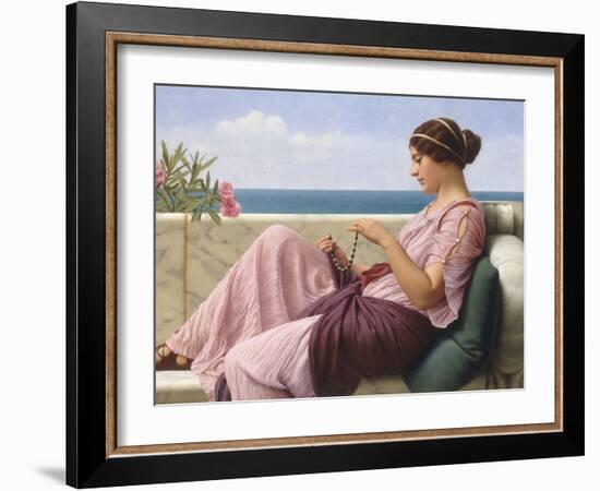 A Souvenir, 1920-John William Godward-Framed Giclee Print