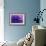 A Spaceship Blazes its Way Through Space with Ion Propulsion-null-Framed Art Print displayed on a wall