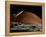 A Spaceship in Orbit over Mars Moon, Phobos, with the Red Planet Mars in the Background-null-Framed Premier Image Canvas