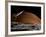 A Spaceship in Orbit over Mars Moon, Phobos, with the Red Planet Mars in the Background-null-Framed Premium Photographic Print