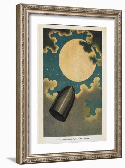 a Spaceship-Jules Verne-Framed Giclee Print