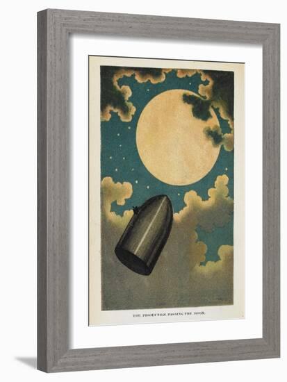 a Spaceship-Jules Verne-Framed Giclee Print